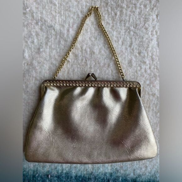 Vintage Handbags - 1980s/90s Silver Clutch Purse